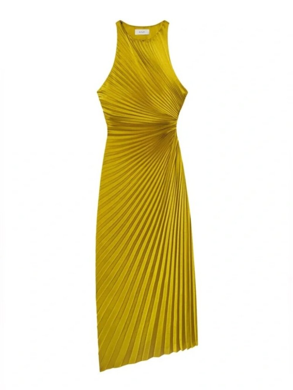 NEW A.L.C. Reagan Asymmetric Pleat Dress,  SIZE 2 - Picture 3 of 9